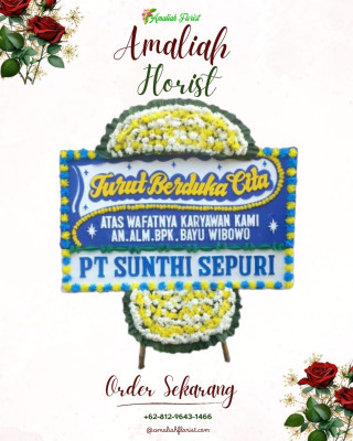 Papan Bunga Duka di Kebon Pala
