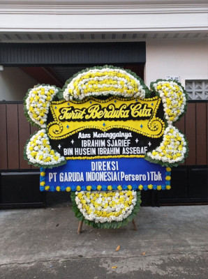 Papan Bunga Duka di Kebon Pala