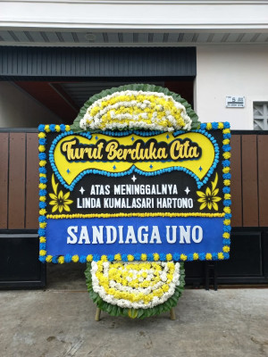 Papan Bunga Duka di Kebon Pala