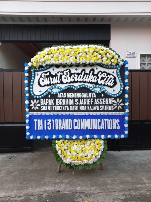 Papan Bunga Duka di Kebon Pala